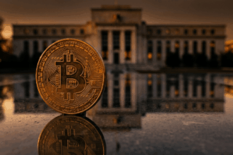 Bitcoin prezzo $77.000 aprile 2026 prima della decisione Federal Reserve