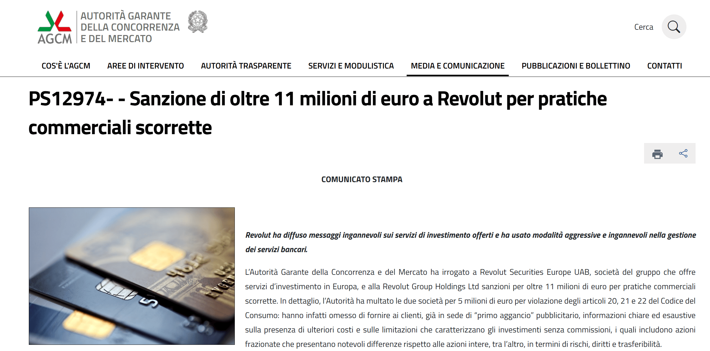 Sanzione di oltre 11 milioni di euro a Revolut per pratiche commerciali scorrette