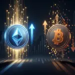 Confronto asset netti ETF crypto tra Ether bitcoin XRP e Solana