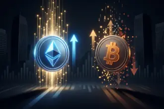 Confronto asset netti ETF crypto tra Ether bitcoin XRP e Solana