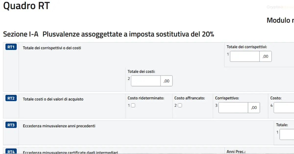 Tasse criptovalute Italia 2026: guida alla dichiarazione