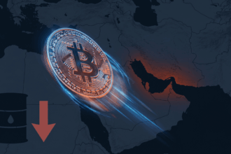 Bitcoin prezzo 82000 dollari maggio 2026 accordo USA Iran Stretto Hormuz rialzo BTC