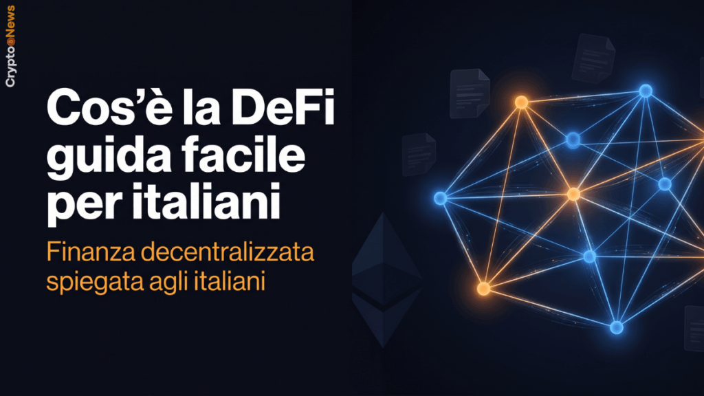 Cos'è la DeFi spiegata agli italiani: guida completa alla finanza decentralizzata, smart contract, Uniswap e Aave