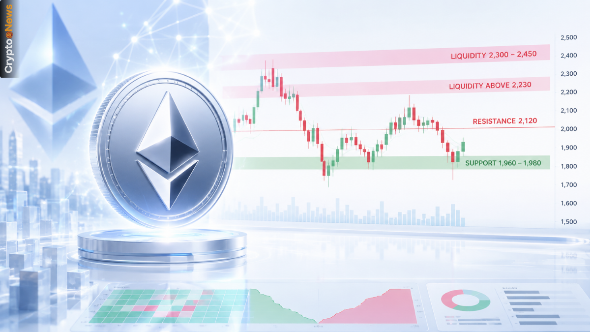 Ethereum supporto 1.960 resistenza 2.120 in analisi tecnica