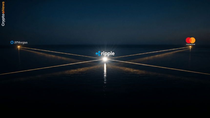 JPMorgan Mastercard Ripple settlement Treasury tokenizzato XRP Ledger cross-border Singapore maggio 2026