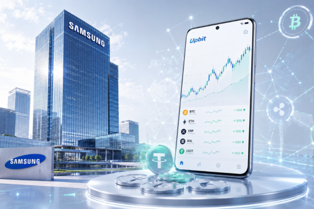 Samsung acquista quota Upbit mentre il mercato crypto registra forti liquidazioni