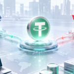 Tether USDT trasferimenti in aumento con volatilità Bitcoin su Ethereum e Tron
