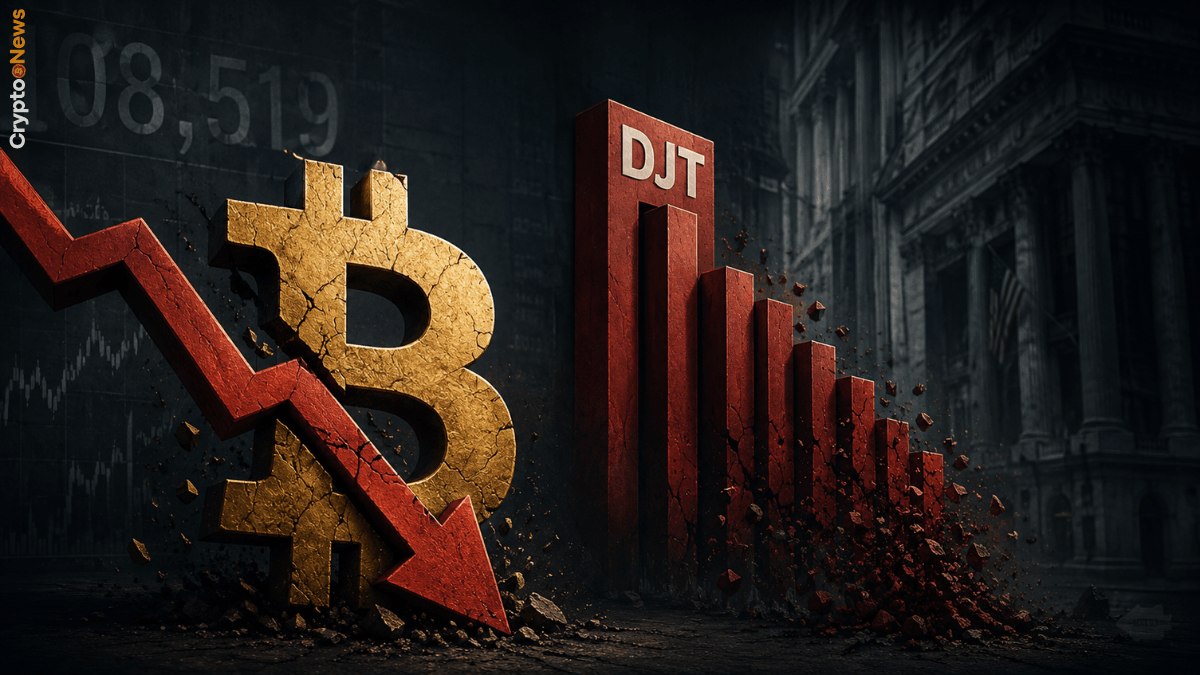 Trump Media DJT perdita 405 milioni Q1 2026 Bitcoin treasury svalutazione CRO Truth Social