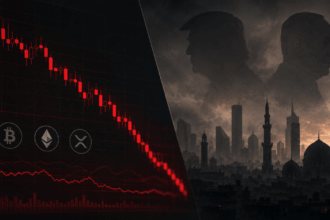 Bitcoin ETH XRP calo geopolitica Israele Trump giugno 2026 extreme fear