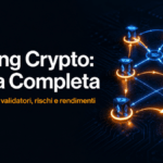Guida staking crypto cos'è come funziona validatori proof of stake ricompense e rischi spiegati per principianti