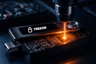 Trezor Safe 7 vulnerabilità chip TROPIC01 laser fault injection sicurezza fondi al sicuro
