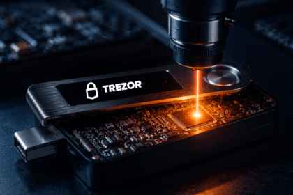 Trezor Safe 7 vulnerabilità chip TROPIC01 laser fault injection sicurezza fondi al sicuro
