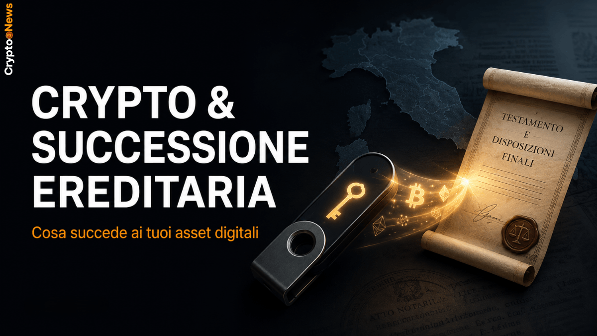 Crypto e successione ereditaria in Italia Crypto e successione ereditaria in Italia: cosa succede a wallet e criptovalute dopo la morte del titolare