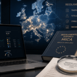 Migliori exchange crypto regolamentati MiCAR in Europa, con mappa UE, registro CASP e tema autorizzazioni normative