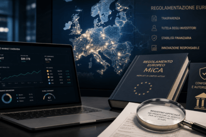 Migliori exchange crypto regolamentati MiCAR in Europa, con mappa UE, registro CASP e tema autorizzazioni normative