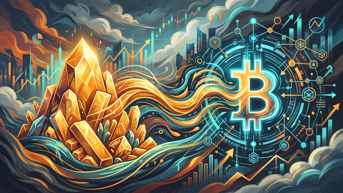 Le dinamiche dell'oro nel 2026 rivelano la sensibilità macroeconomica di Bitcoin oro e bitcoin