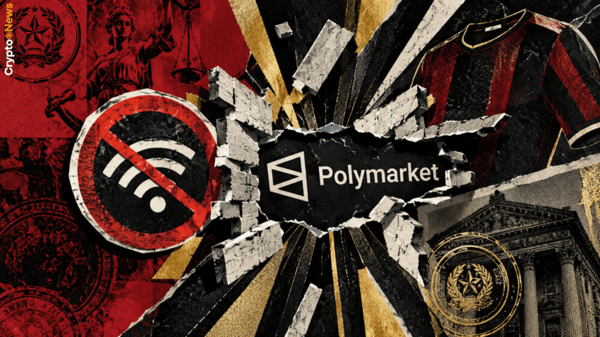 Polymarket oscurato ADM in Italia con sponsor Lazio a rischio