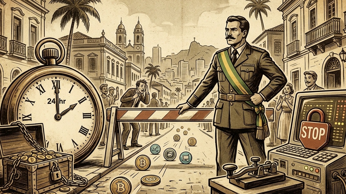 Brasile, stretta sulle frodi crypto: i trasferimenti sopra i 10.000 dollari sono bloccati per 24 ore brasile blocco criptovalute