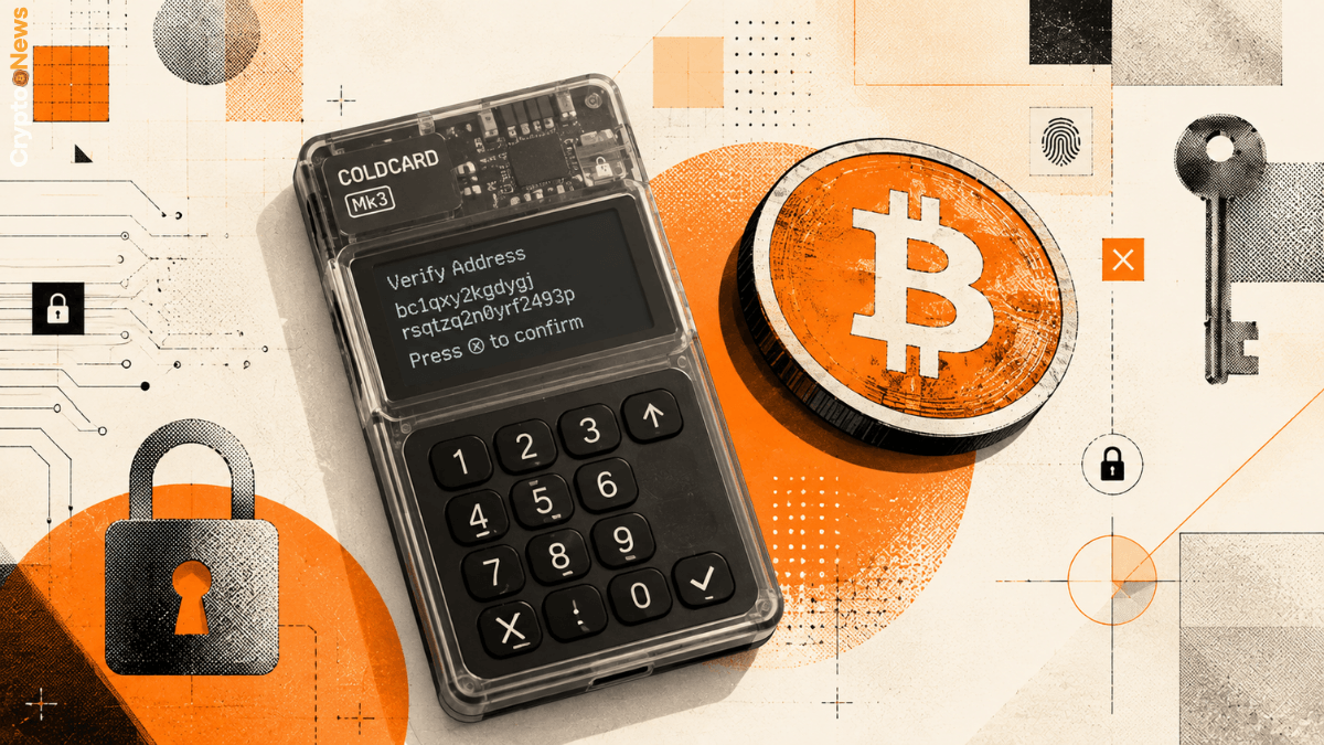 Coldcard hack Bitcoin furto 112 milioni vulnerabilità firmware