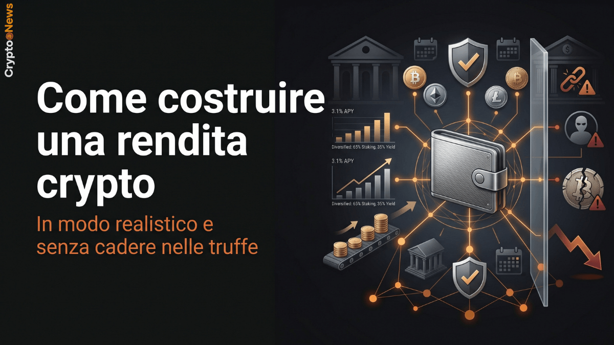 Come costruire una rendita crypto in modo realistico e senza cadere nelle truffe! come costruire una rendita crypto