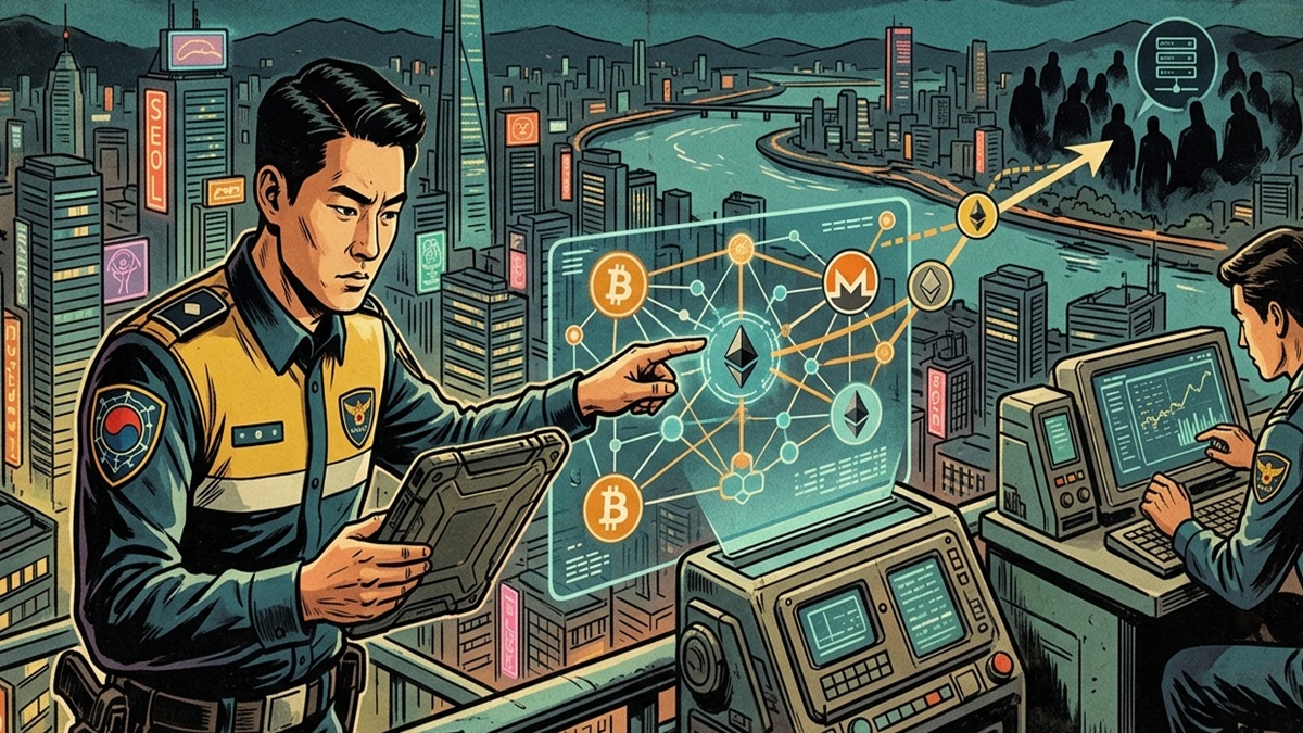 Corea del Sud, arriva una nuova unità di polizia dedicata a tracciare le criptovalute corea sud controllo criptovalute