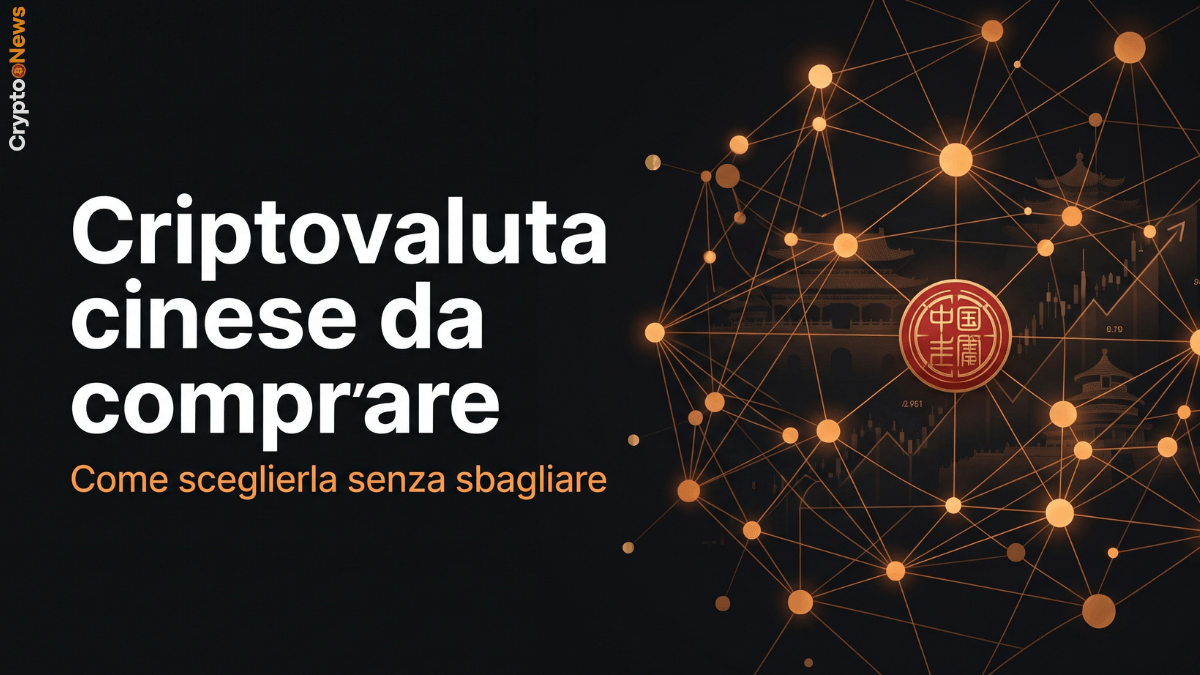 Criptovaluta cinese da comprare: come sceglierla senza sbagliare criptovaluta cinese da comprare
