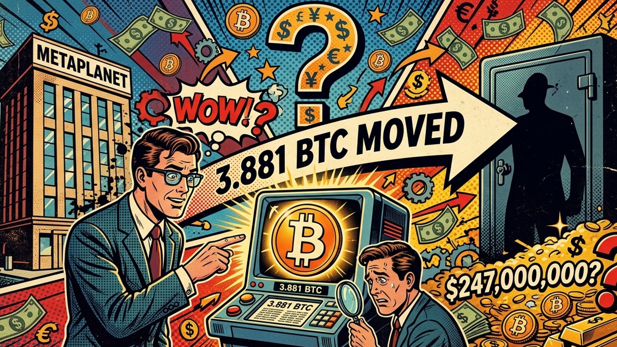 Metaplanet sposta 3.881 BTC: ecco perché è un mistero da 247 milioni di dollari metaplanet bitcoin