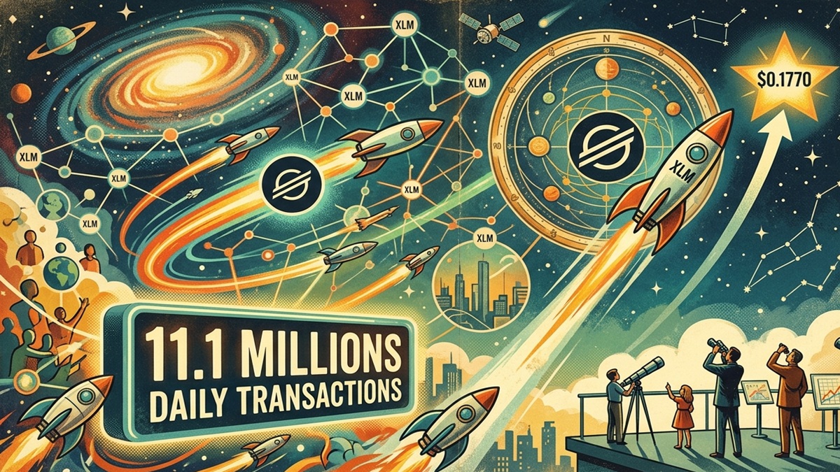 Stellar (XLM): il network tocca 11,1 milioni di transazioni giornaliere, tutti gli occhi puntati su quota $0,1770 stellar volume transazioni