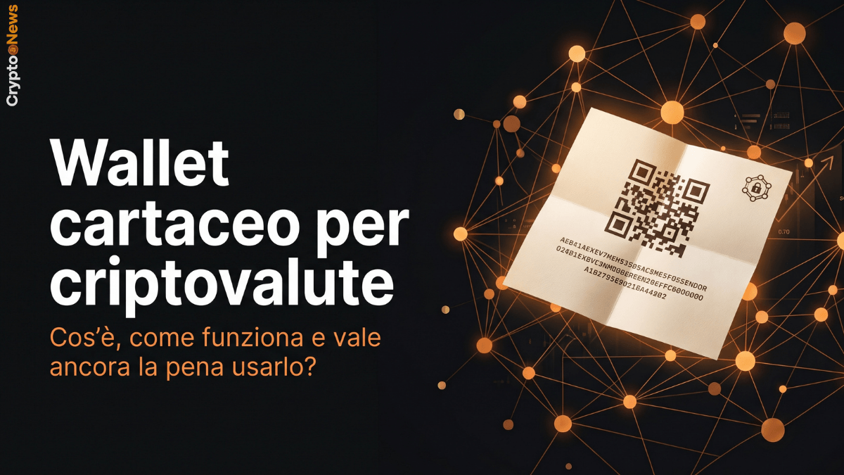 Wallet cartaceo per criptovalute: cos'è, come funziona e vale ancora la pena usarlo? wallet cartaceo per criptovalute