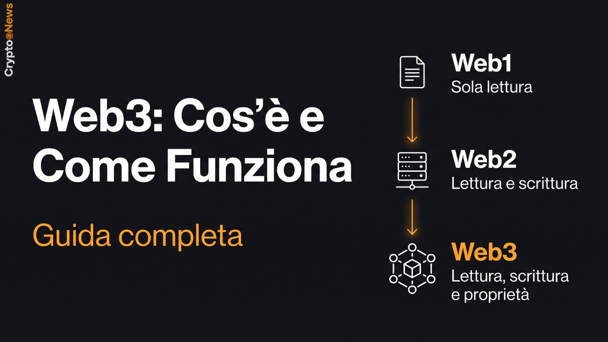 Web3 cos'è e come funziona guida completa