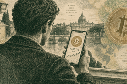 Milionari Bitcoin crypto wealth report saldo smartphone