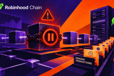 Robinhood Chain blocco produzione 14 minuti Arbitrum