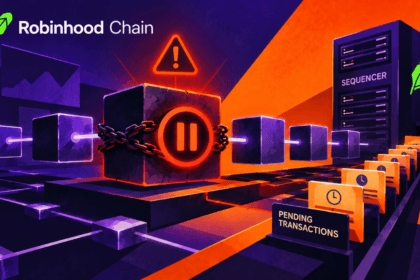 Robinhood Chain blocco produzione 14 minuti Arbitrum